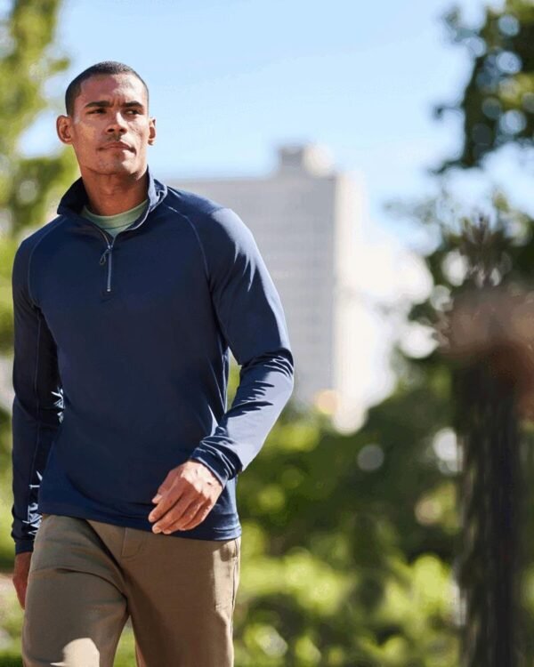 WSRG693 CORE STRETCH HALF ZIP MIDLAYER