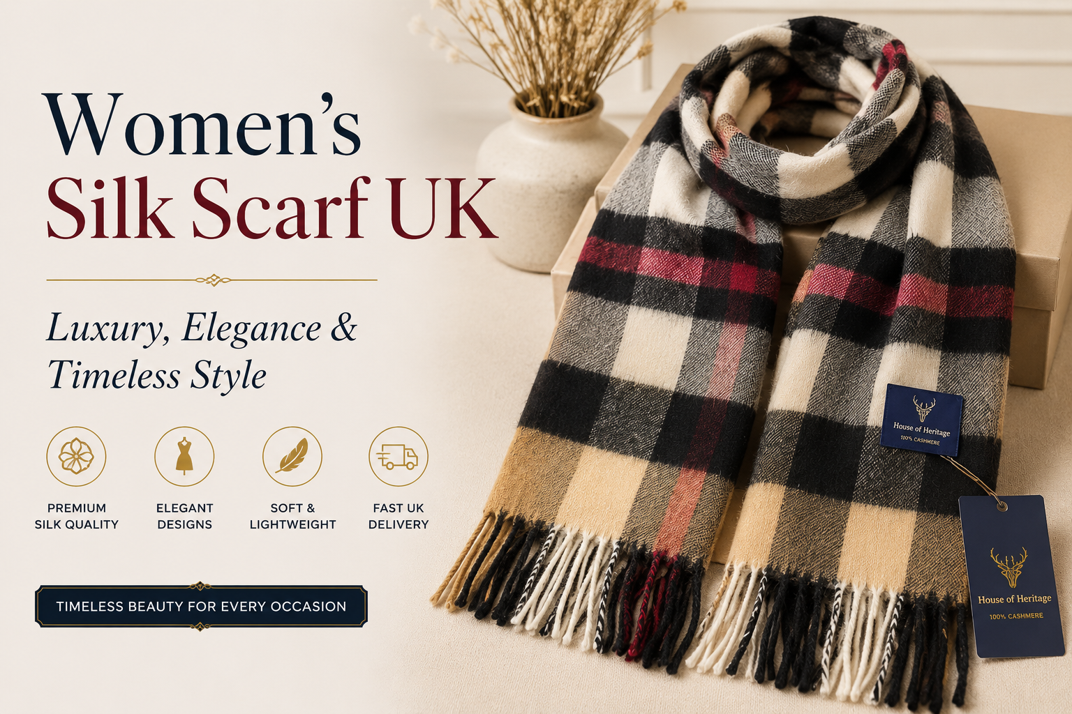 Women's Scarf UK – Luxury, Elegance & Timeless Style